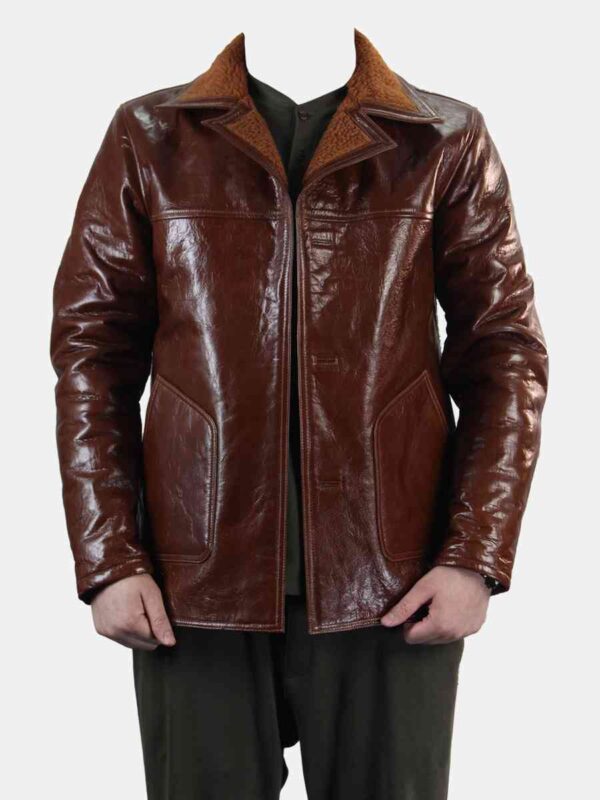 Vintage Brown Shearling Coat