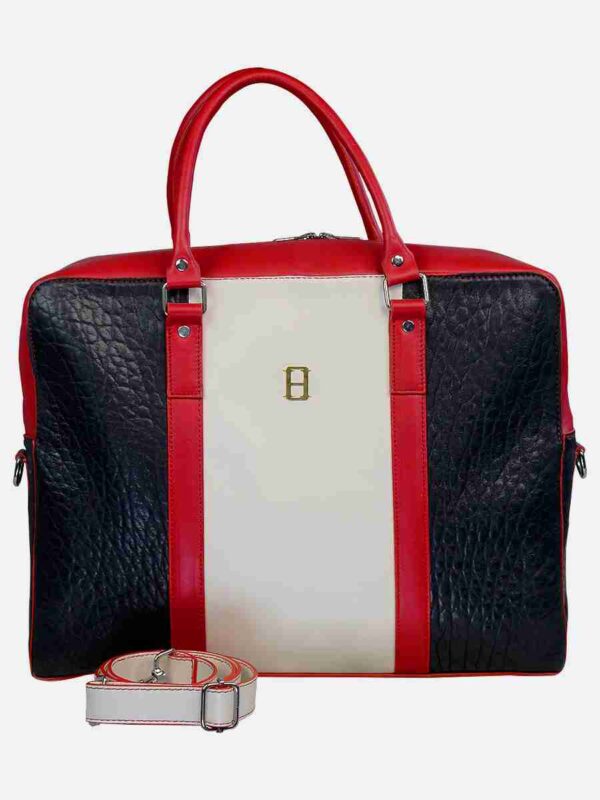 Designers Black Leather Briefcase